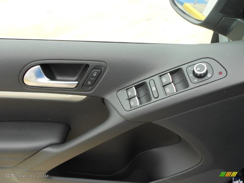 2012 Tiguan SEL - Deep Black Metallic / Black photo #21