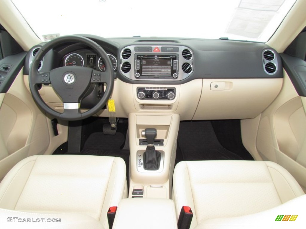 2010 Volkswagen Tiguan Wolfsburg Edition Sandstone Dashboard Photo #63009965