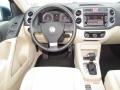 2010 Volkswagen Tiguan Sandstone Interior Dashboard Photo