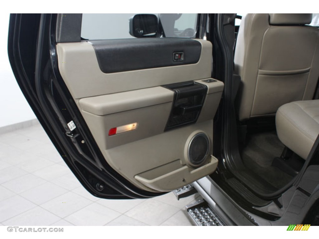 2005 Hummer H2 SUV Wheat Door Panel Photo #63009980