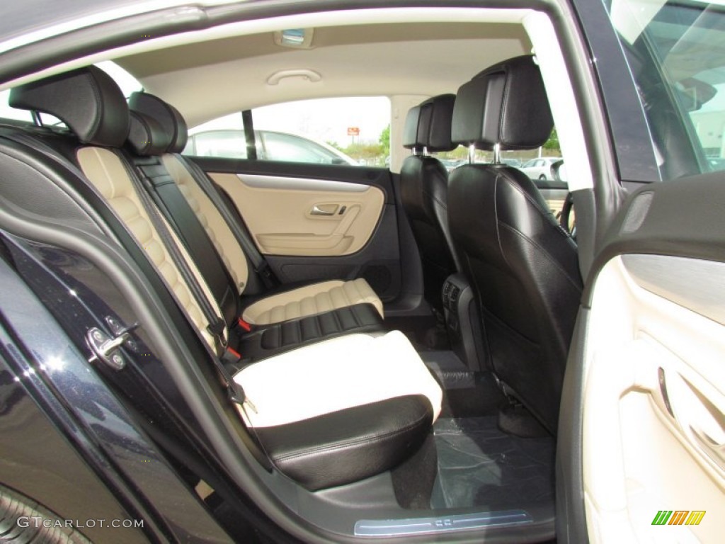 Desert Beige/Black Interior 2013 Volkswagen CC Sport Plus Photo #63010187