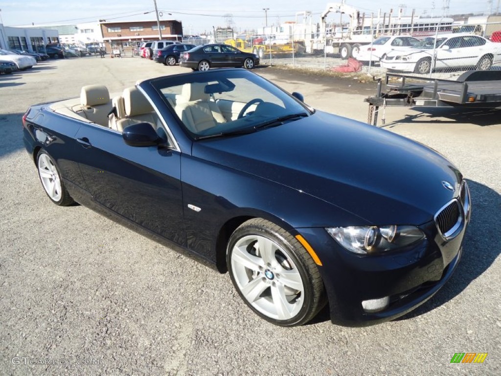 2010 3 Series 335i Convertible - Monaco Blue Metallic / Cream Beige photo #4