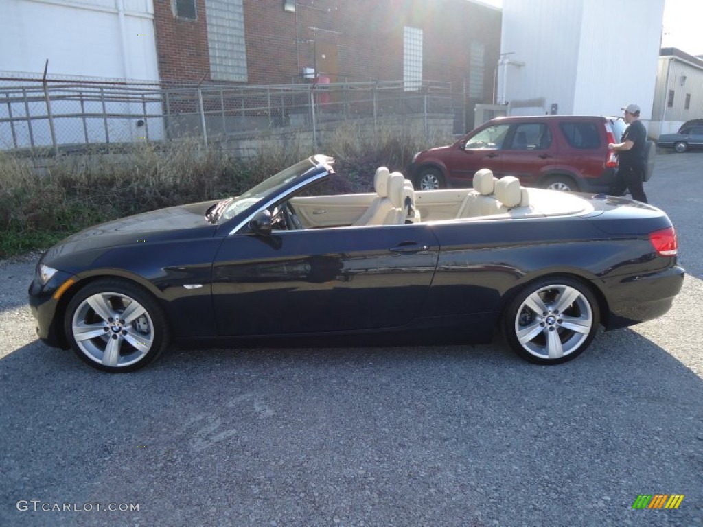 2010 3 Series 335i Convertible - Monaco Blue Metallic / Cream Beige photo #11