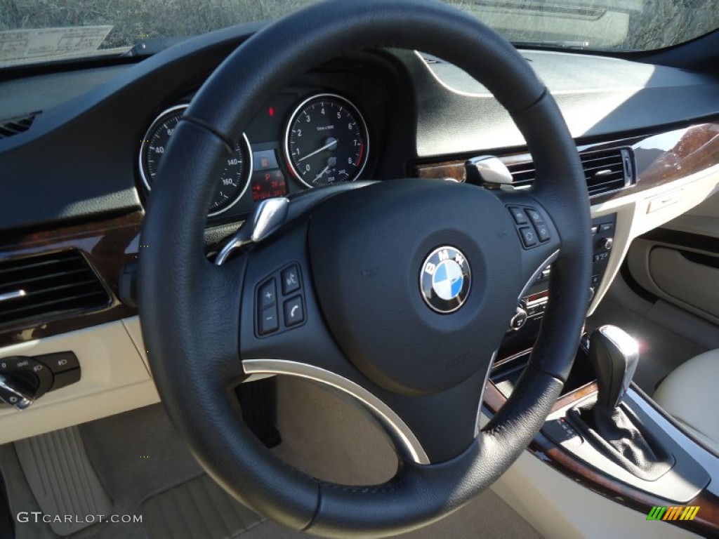 2010 3 Series 335i Convertible - Monaco Blue Metallic / Cream Beige photo #17