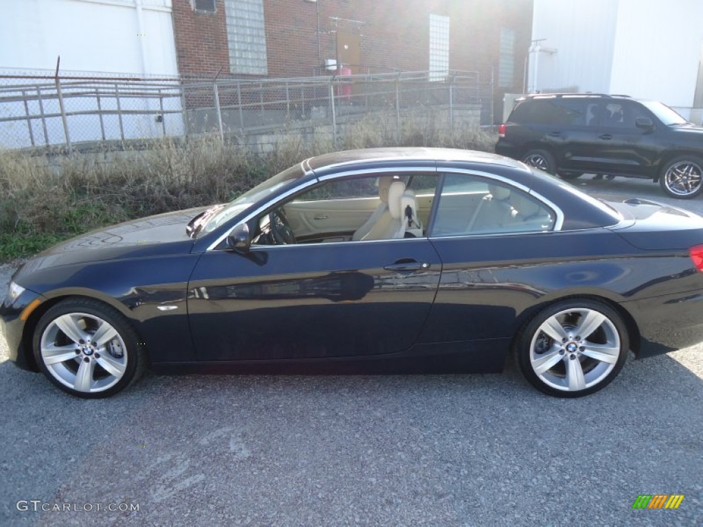 2010 3 Series 335i Convertible - Monaco Blue Metallic / Cream Beige photo #46