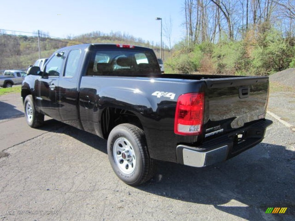 2012 Sierra 1500 Extended Cab 4x4 - Onyx Black / Dark Titanium photo #5