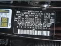  2012 Sorento SX V6 Ebony Black Color Code EB
