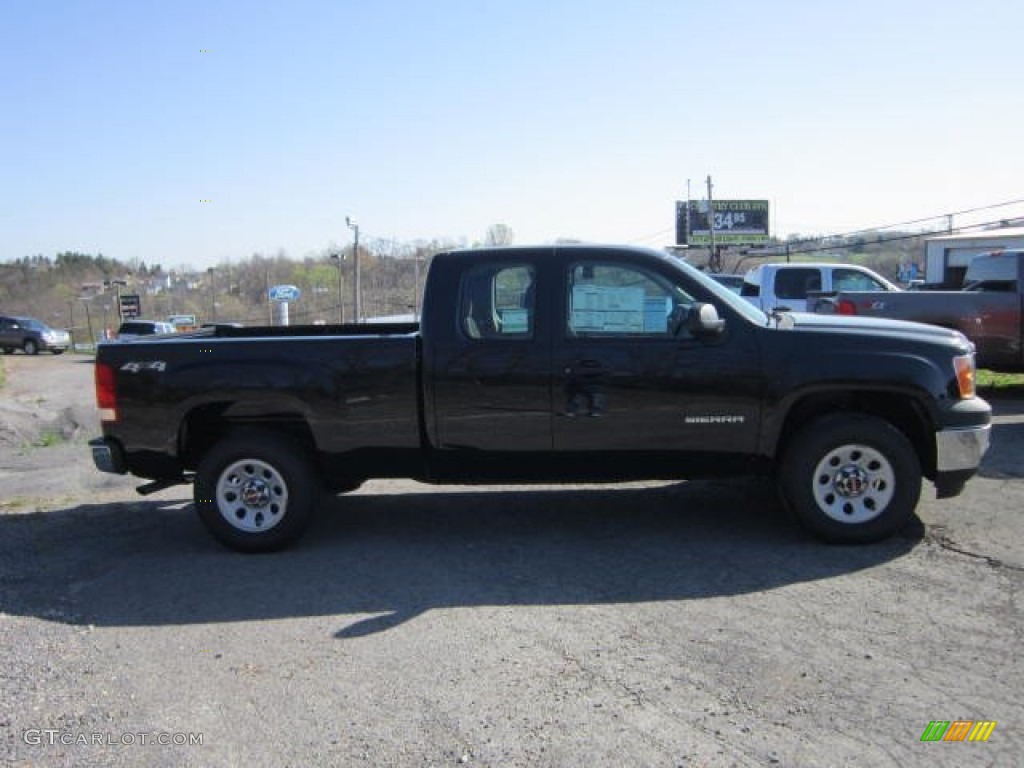 2012 Sierra 1500 Extended Cab 4x4 - Onyx Black / Dark Titanium photo #8