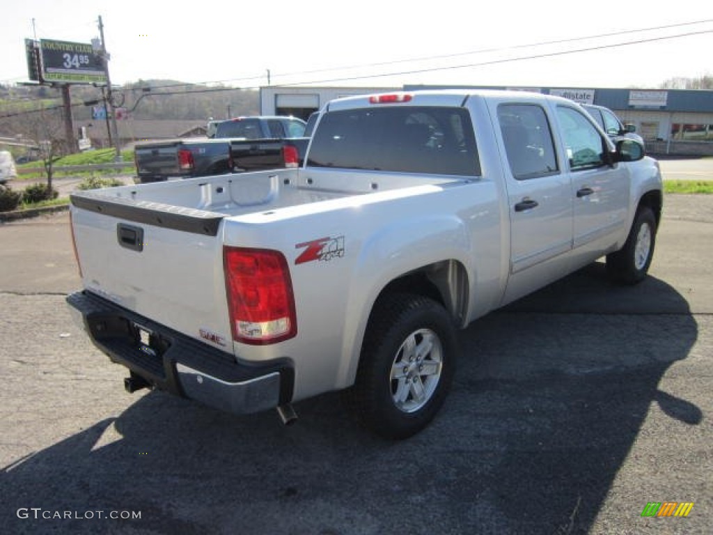 2012 Sierra 1500 SLE Crew Cab 4x4 - Quicksilver Metallic / Ebony photo #7