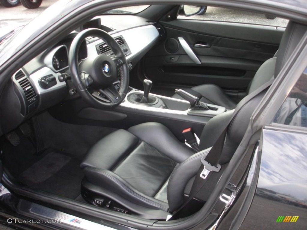 Black Interior 2008 BMW M Coupe Photo #63013514
