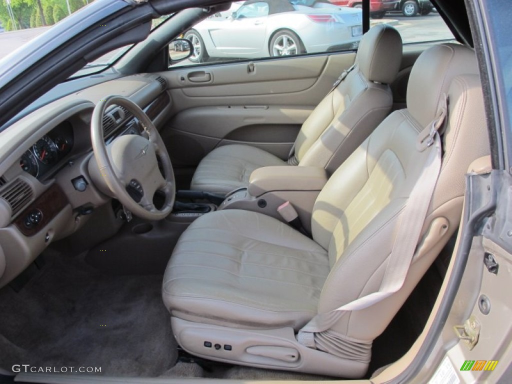 Sandstone Interior 2003 Chrysler Sebring LXi Convertible Photo #63015731