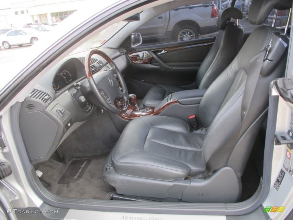 Charcoal Interior 2000 Mercedes-Benz CL 500 Photo #63016433