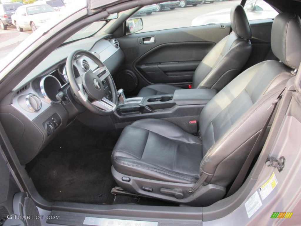 2006 Mustang V6 Premium Convertible - Tungsten Grey Metallic / Dark Charcoal photo #6