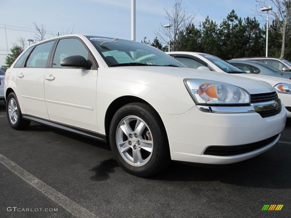 2005 Malibu Maxx LS Wagon - White / Gray photo #4