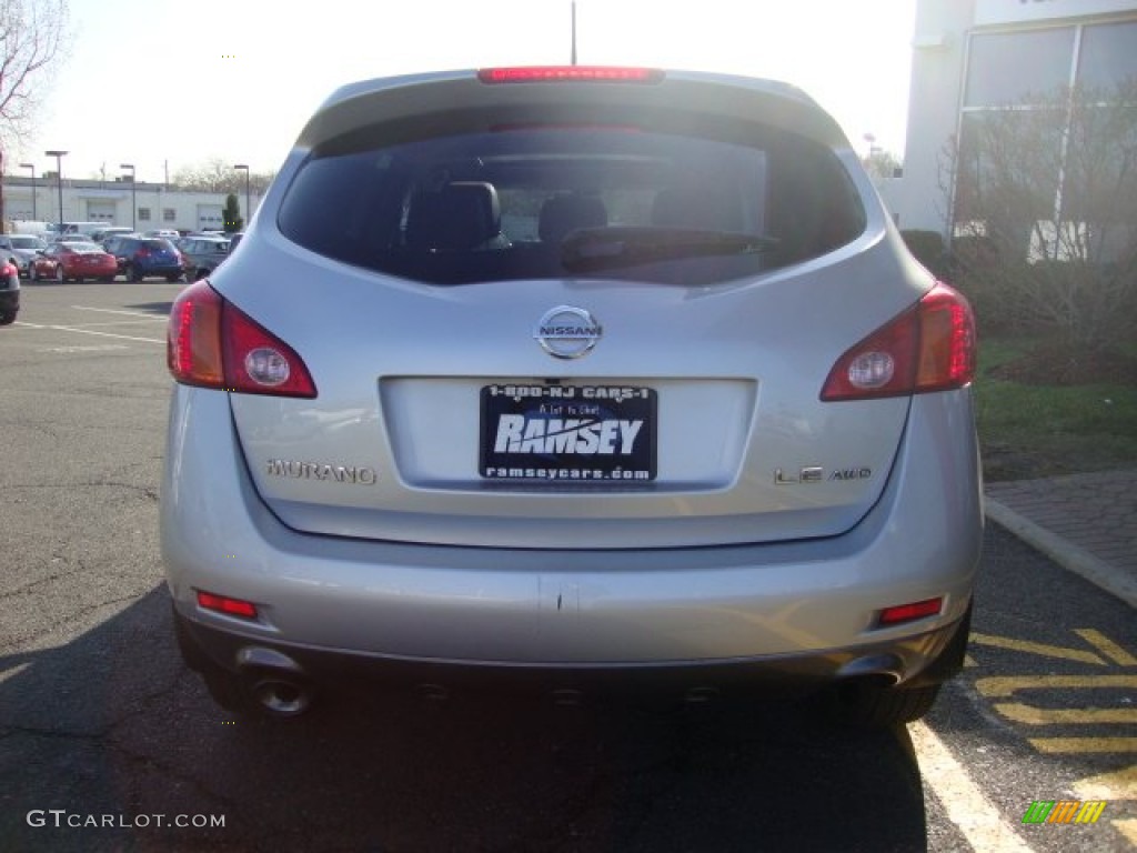 2009 Murano LE AWD - Brilliant Silver Metallic / Black photo #5