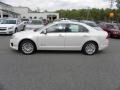 2012 White Platinum Tri-Coat Ford Fusion Hybrid  photo #2