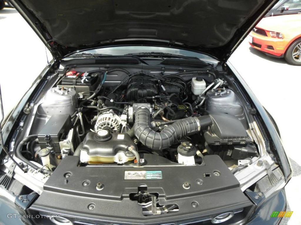 2007 Mustang V6 Premium Convertible - Black / Light Graphite photo #17