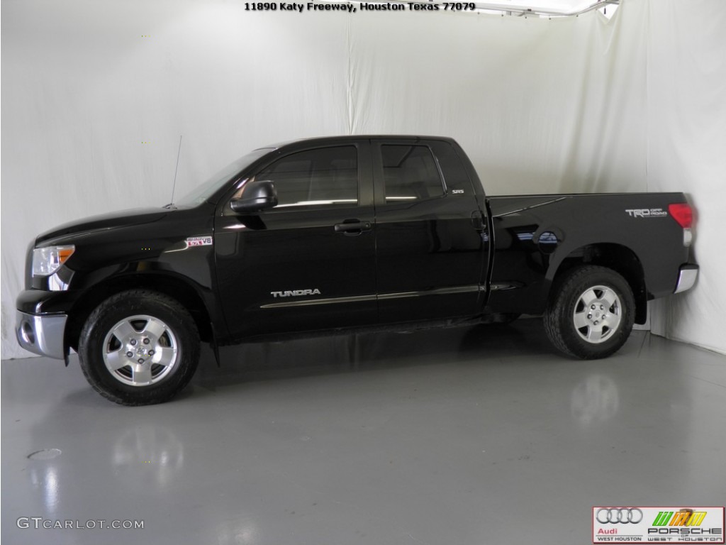 2008 Tundra SR5 TRD Double Cab - Black / Graphite Gray photo #5