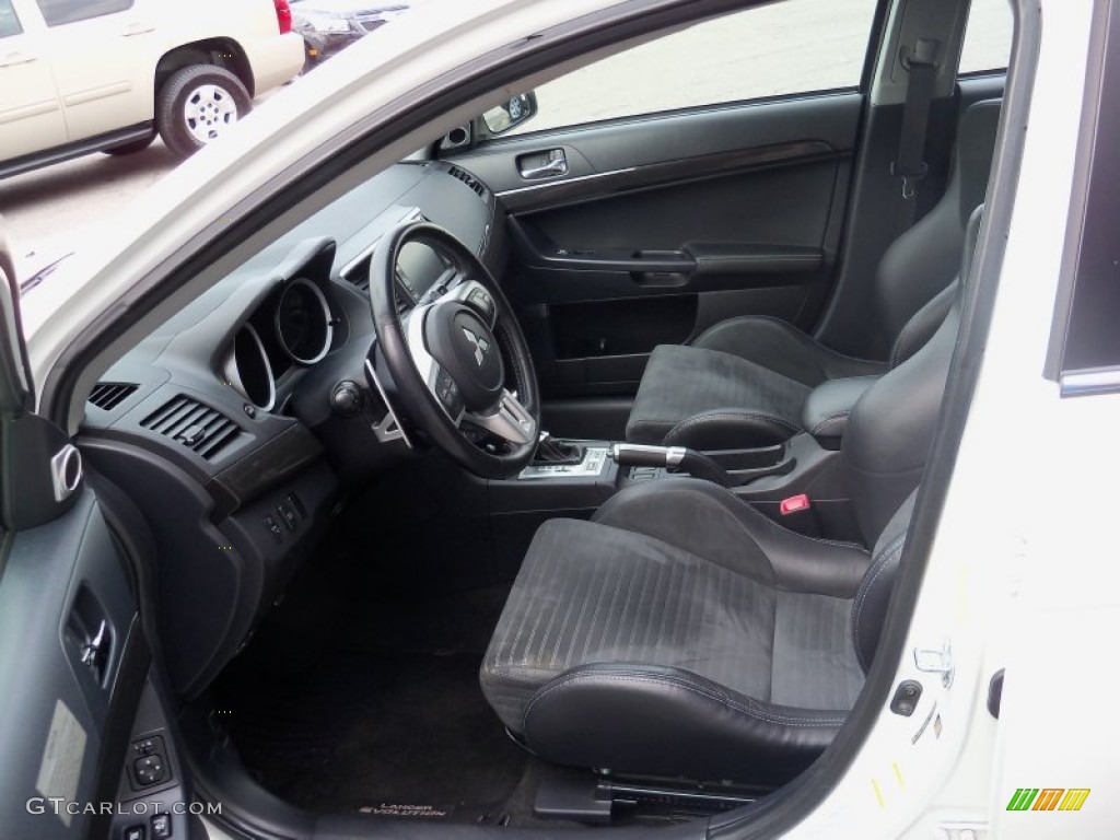 Black Interior 2008 Mitsubishi Lancer Evolution MR Photo #63020690