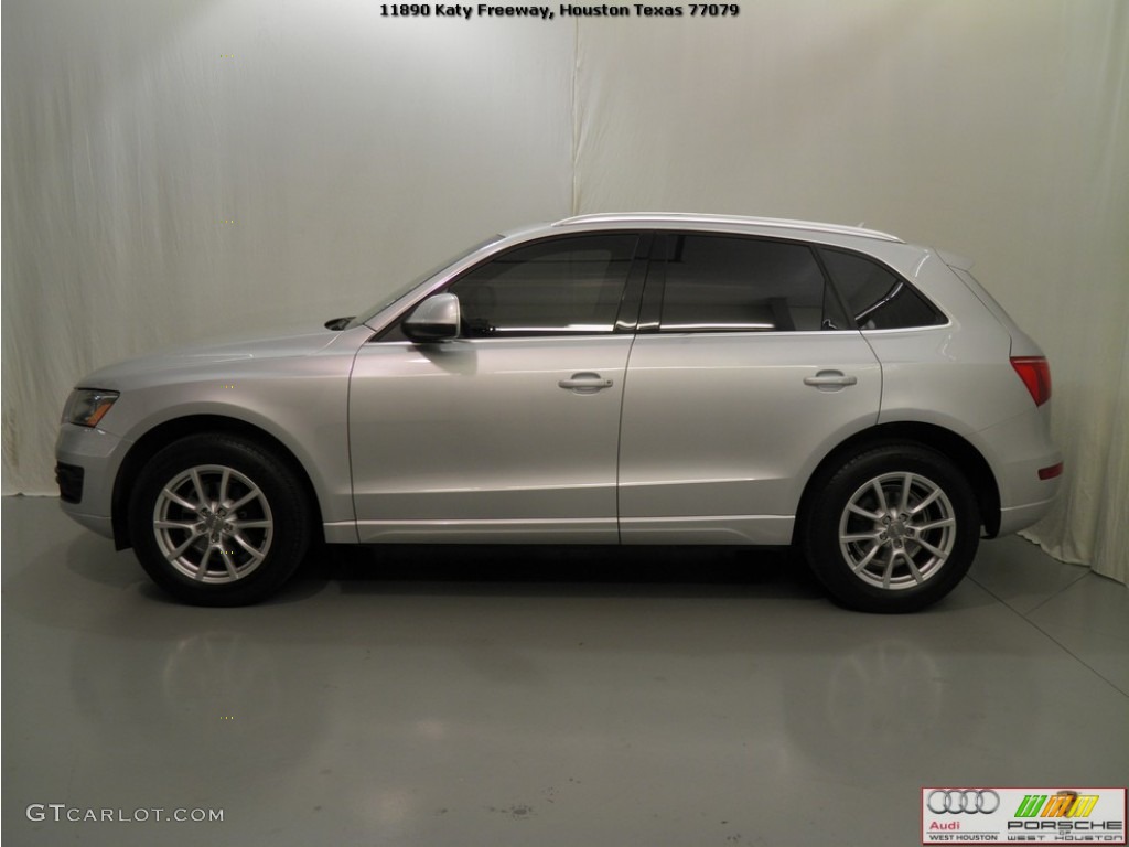 2009 Q5 3.2 Premium Plus quattro - Ice Silver Metallic / Light Gray photo #5