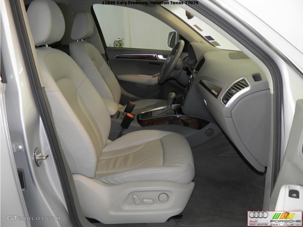 2009 Q5 3.2 Premium Plus quattro - Ice Silver Metallic / Light Gray photo #24