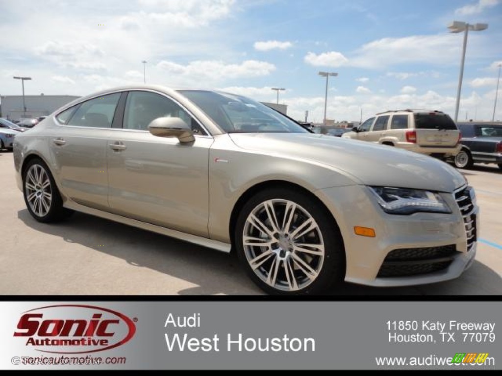 2012 A7 3.0T quattro Prestige - Savana Beige Pearl Effect / Velvet Beige photo #1