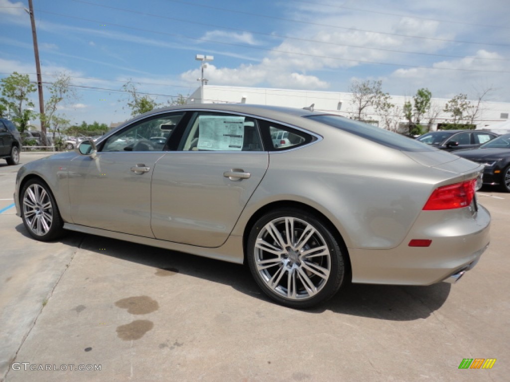 Savana Beige Pearl Effect 2012 Audi A7 3.0T quattro Prestige Exterior Photo #63021338