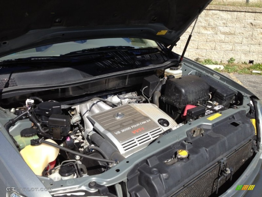 2003 RX 300 AWD - Mineral Green Opalescent / Ivory photo #29