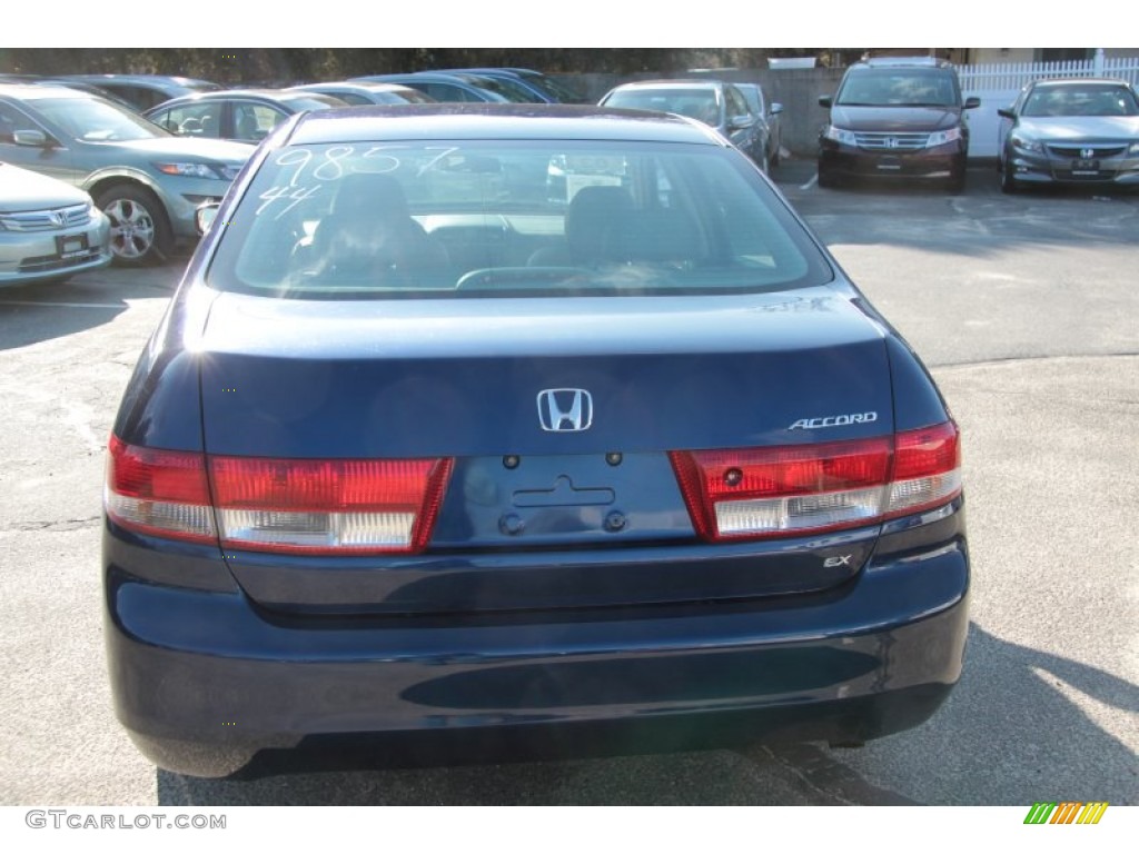 2003 Accord EX Sedan - Eternal Blue Pearl / Gray photo #6
