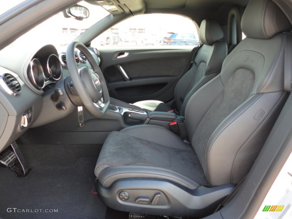 Black Interior 2012 Audi TT 2.0T quattro Roadster Photo #63021941