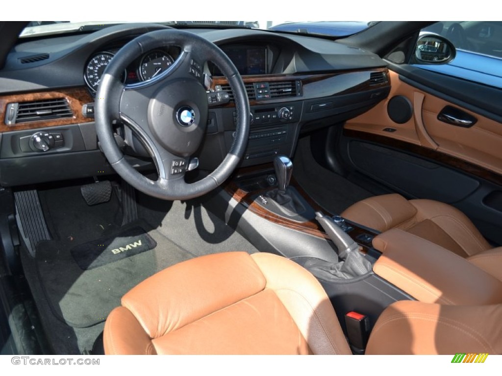 2009 3 Series 328i Convertible - Alpine White / Saddle Brown Dakota Leather photo #3