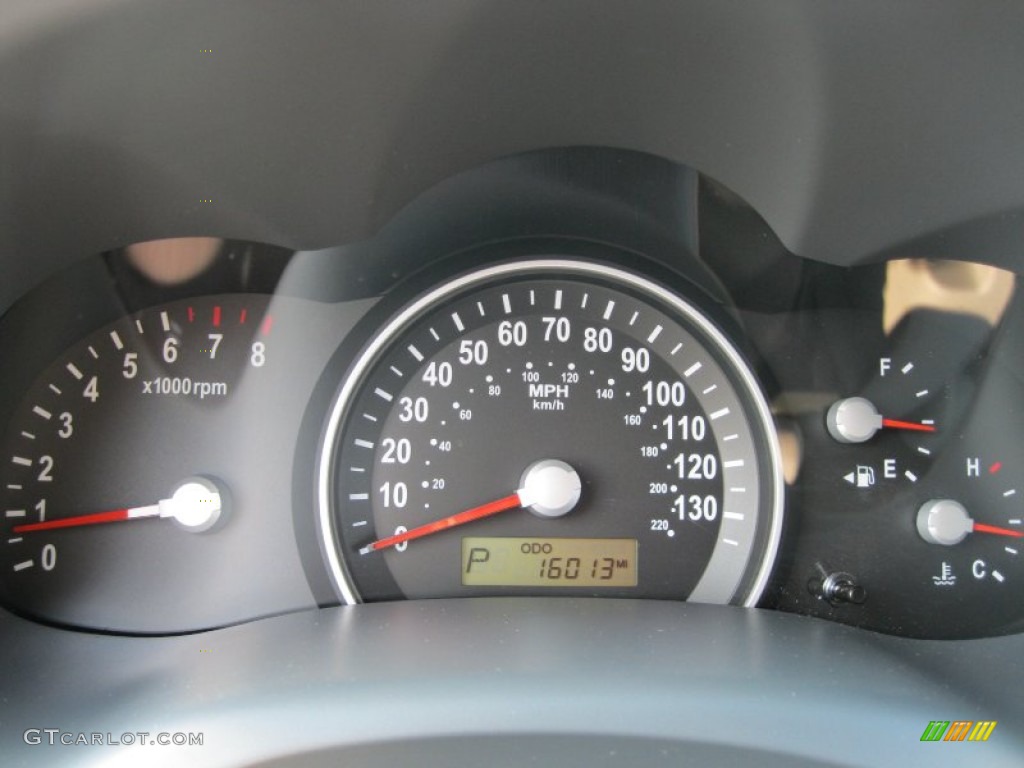2010 Kia Sedona LX Gauges Photo #63022286