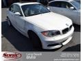 2008 Alpine White BMW 1 Series 135i Coupe  photo #1