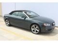 2011 Meteor Grey Pearl Effect Audi A5 2.0T Convertible  photo #8