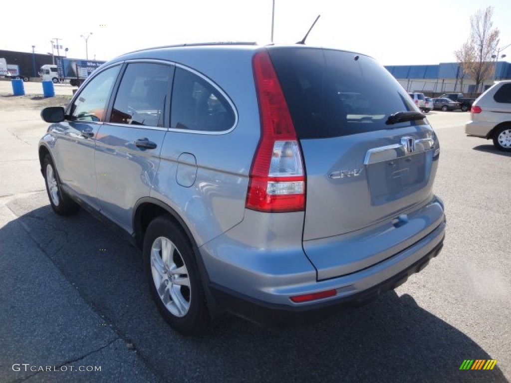 2011 CR-V EX 4WD - Glacier Blue Metallic / Gray photo #3