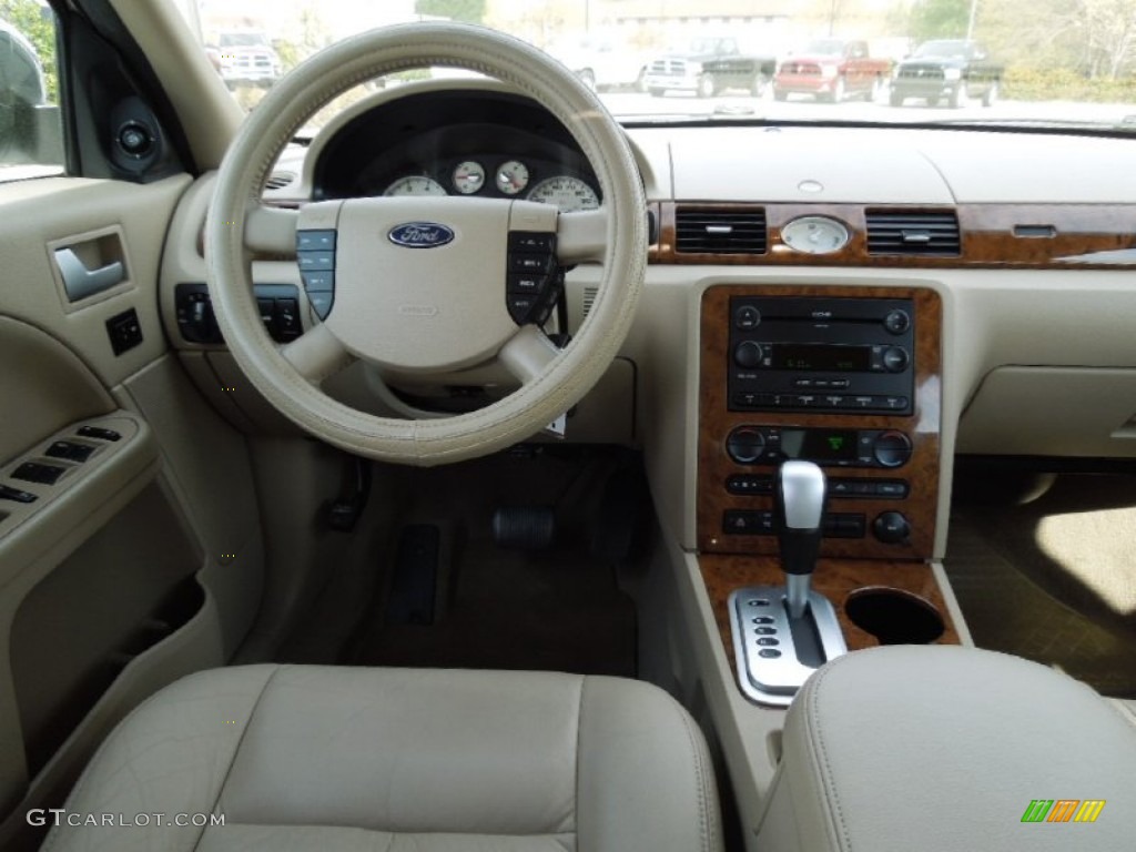 2005 Ford Five Hundred Limited Pebble Beige Dashboard Photo #63024095