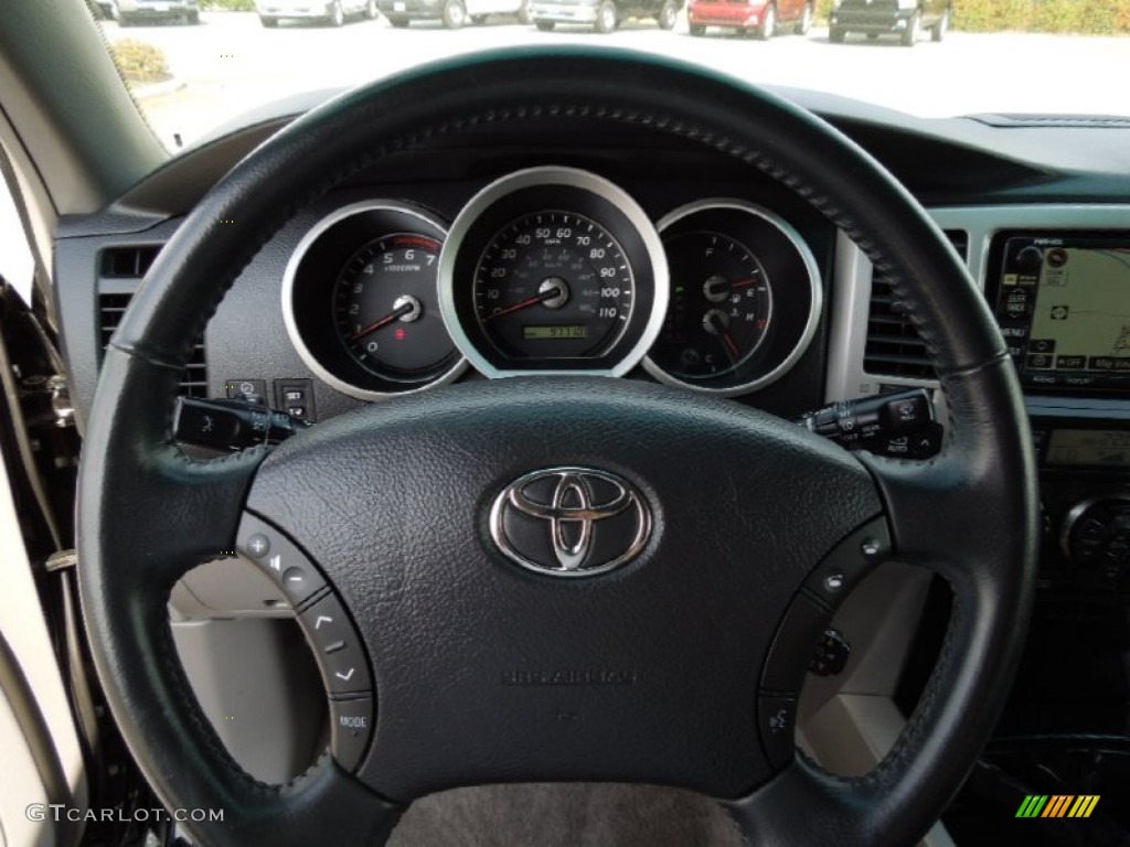2006 Toyota 4Runner Limited Stone Gray Steering Wheel Photo #63024224