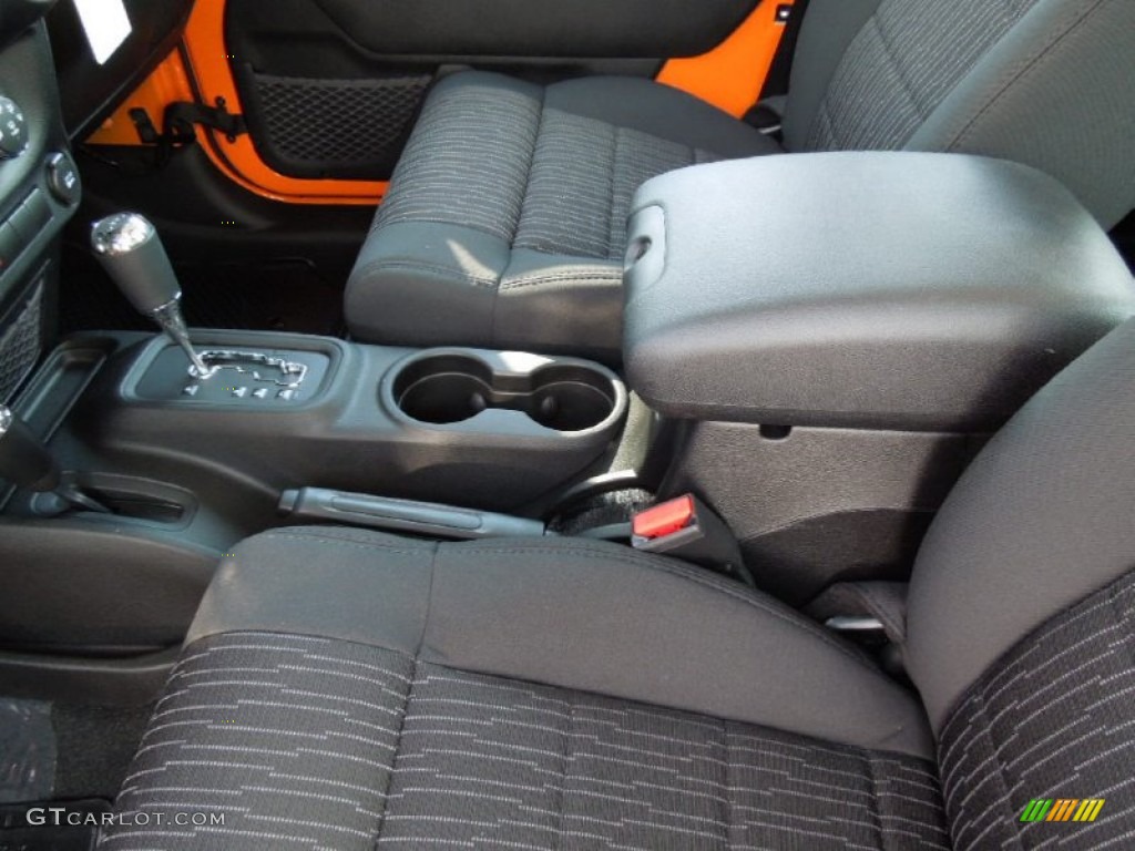 2012 Wrangler Sport S 4x4 - Crush Orange / Black photo #9