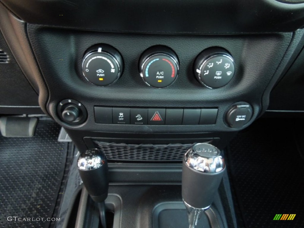 2012 Jeep Wrangler Sport S 4x4 Controls Photo #63024557