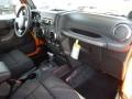 Black 2012 Jeep Wrangler Sport S 4x4 Dashboard