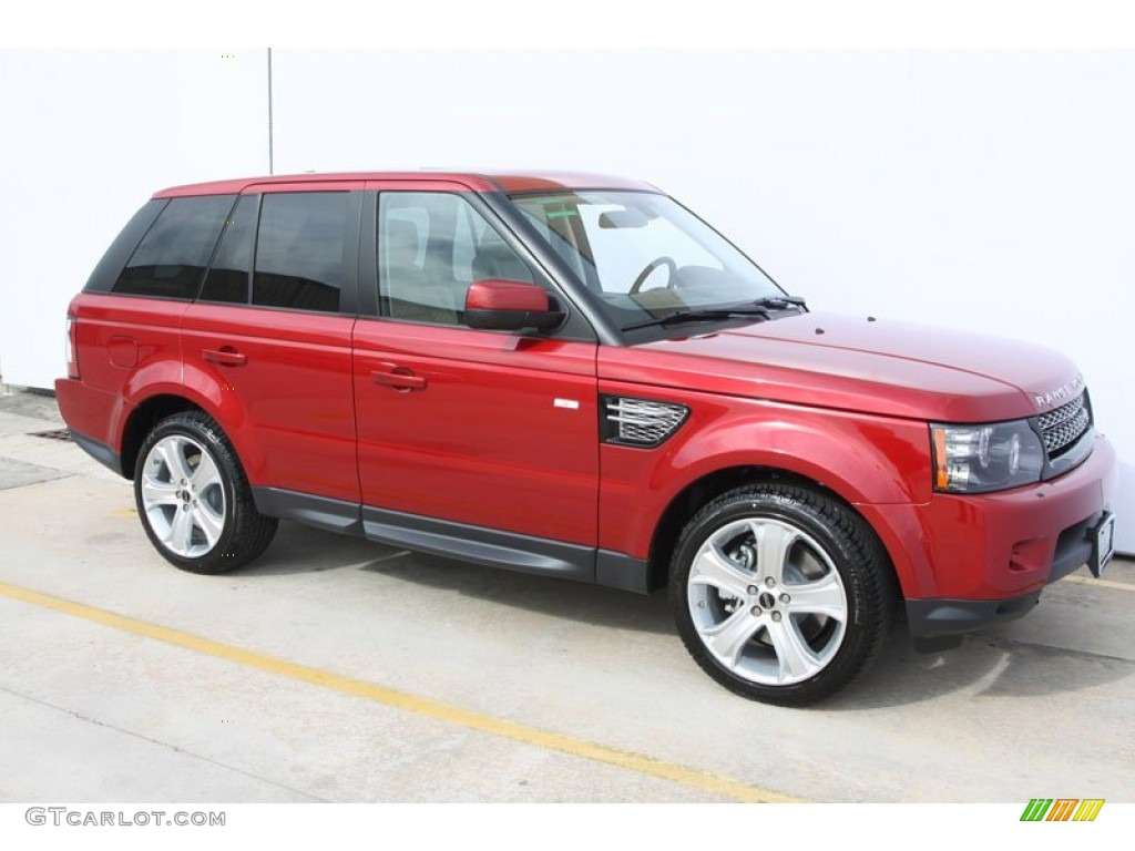 Firenze Red Metallic 2012 Land Rover Range Rover Sport HSE LUX Exterior Photo #63024801