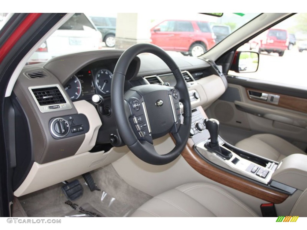 Almond Interior 2012 Land Rover Range Rover Sport HSE LUX Photo #63024807