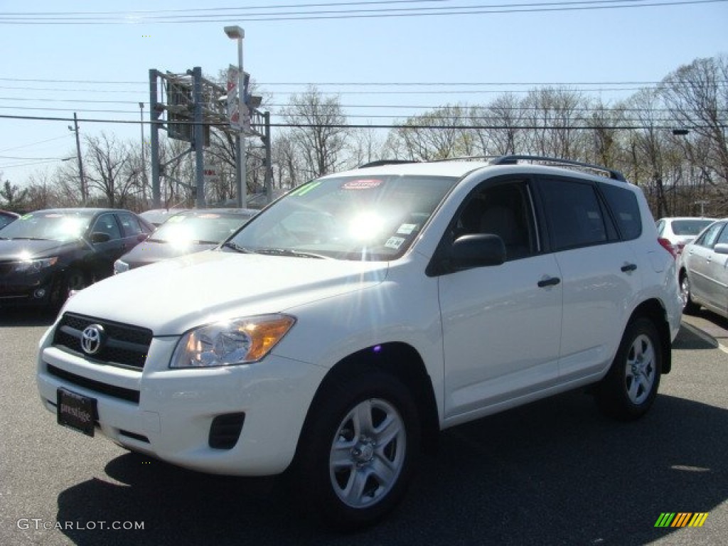 2011 RAV4 I4 4WD - Super White / Ash photo #3