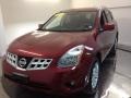 2011 Cayenne Red Nissan Rogue SV AWD  photo #1