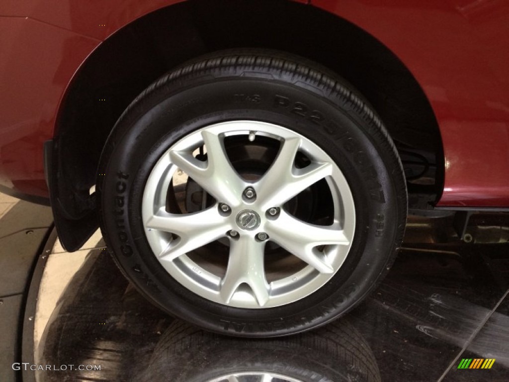 2011 Rogue SV AWD - Cayenne Red / Black photo #4