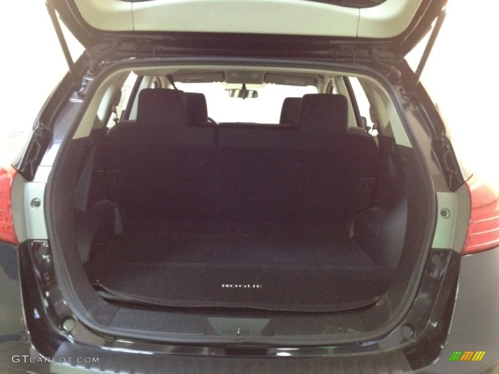 2011 Rogue S AWD - Wicked Black / Black photo #7