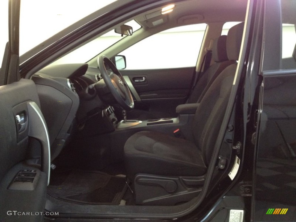 2011 Rogue S AWD - Wicked Black / Black photo #11
