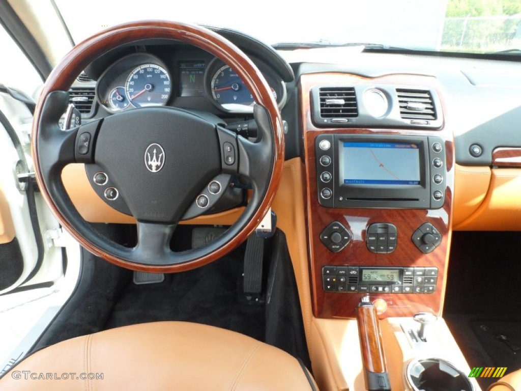 2005 Maserati Quattroporte Standard Quattroporte Model Cuoio Sella Dashboard Photo #63028953