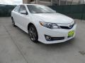 2012 Super White Toyota Camry SE V6  photo #1