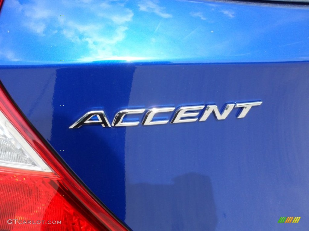 2012 Accent GS 5 Door - Marathon Blue / Black photo #15